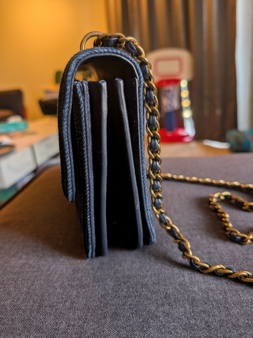 Tory Burch Denim Kira Shoulder Bag - Picture 8 of 13